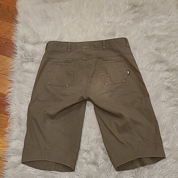 The‎ North face army green cotton tie Bermuda shorts size 6 - Picture 5 of 8